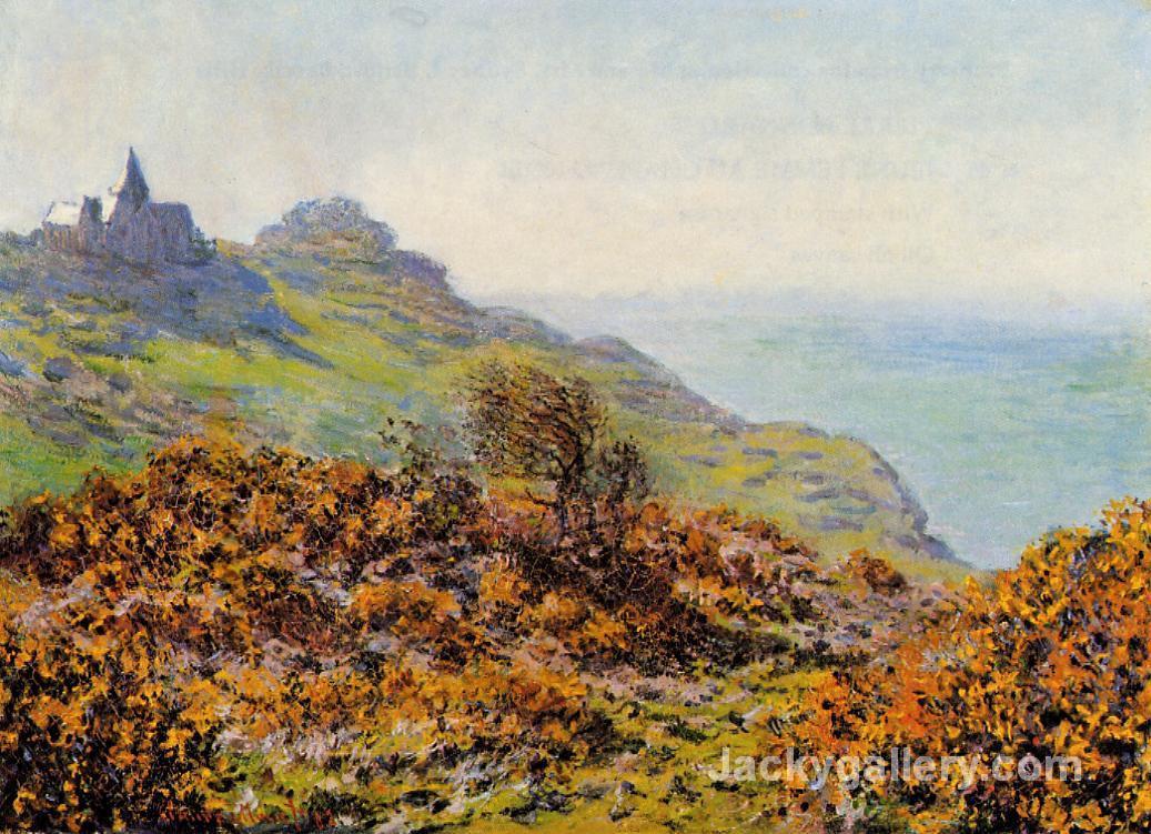 Church at Varengeville and the Gorge of Les Moutiers by Claude Monet paintings reproduction